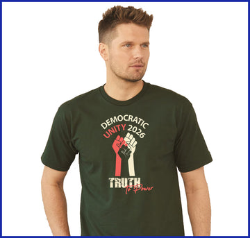 Democratic Unity 2026 Black Tee