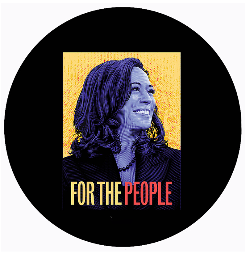 Kamala For the People Campaign Pin