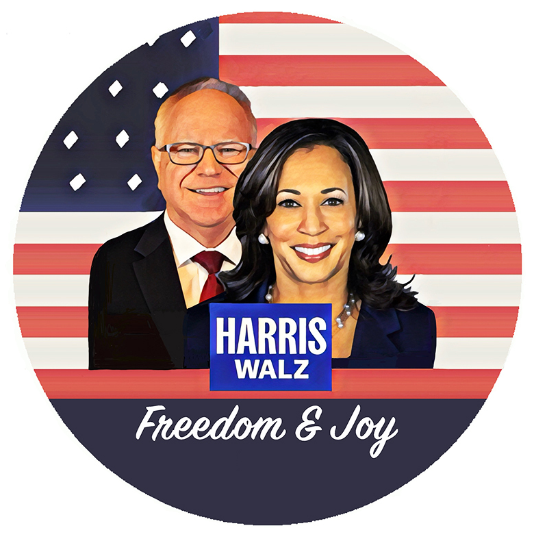 Freedom & Joy Campaign Pin