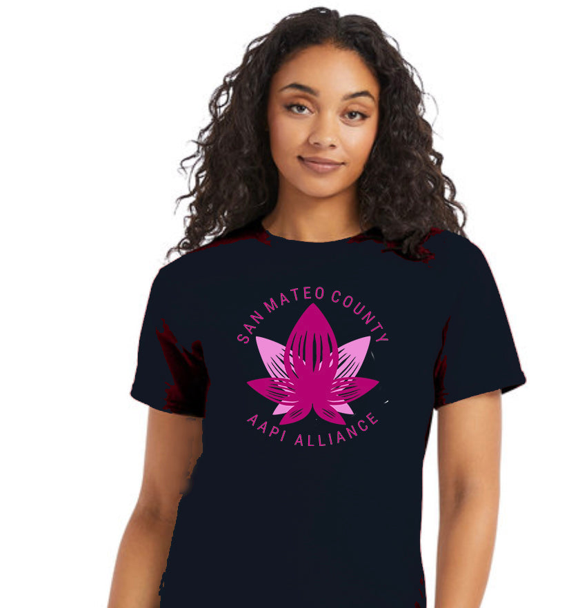 San Mateo County AAPI Alliance Tee Black