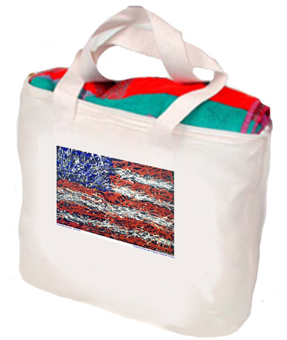 Amanda Cross Grande American Flag Tote