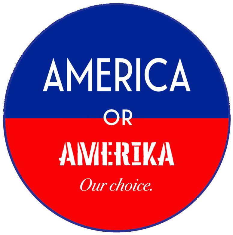 America Or Amerika Pin