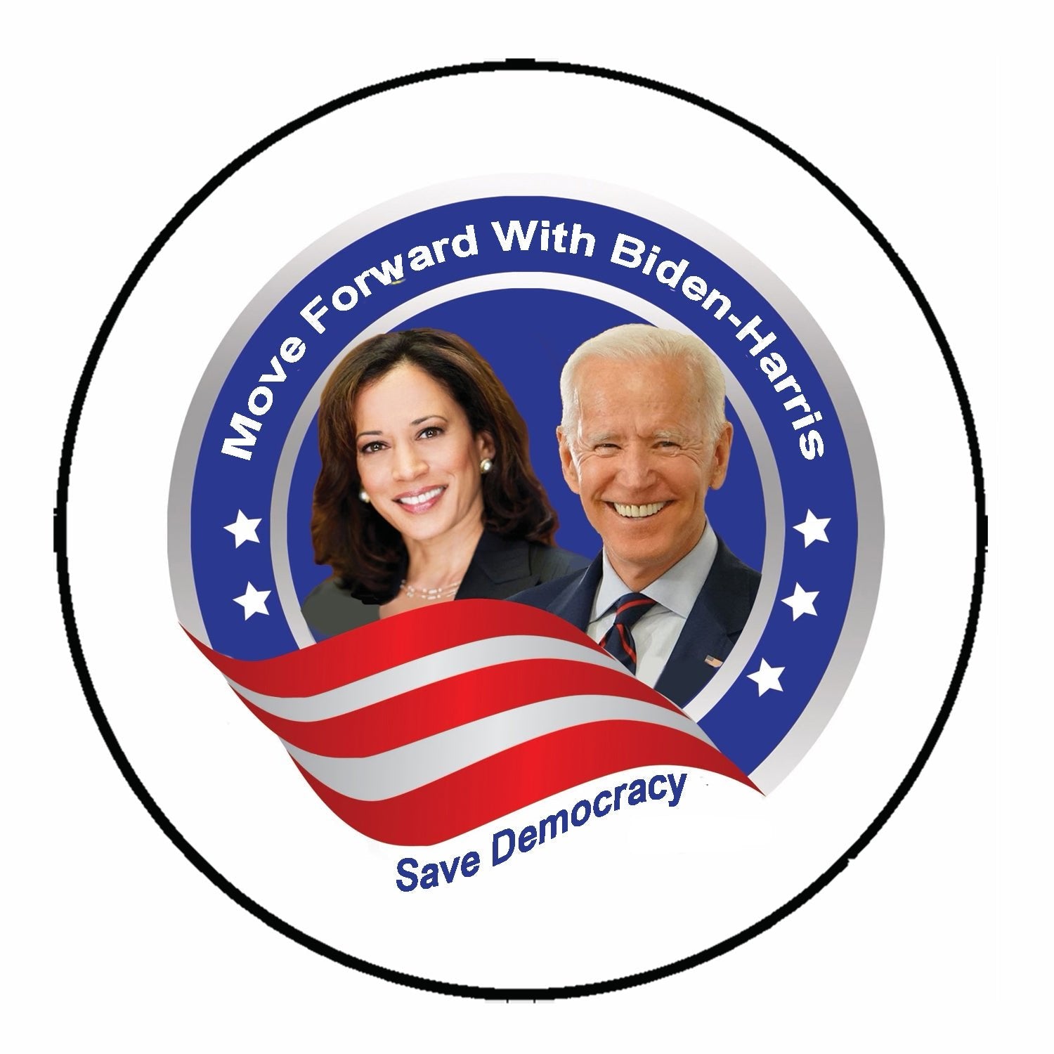 Save Democracy Campaign Pin