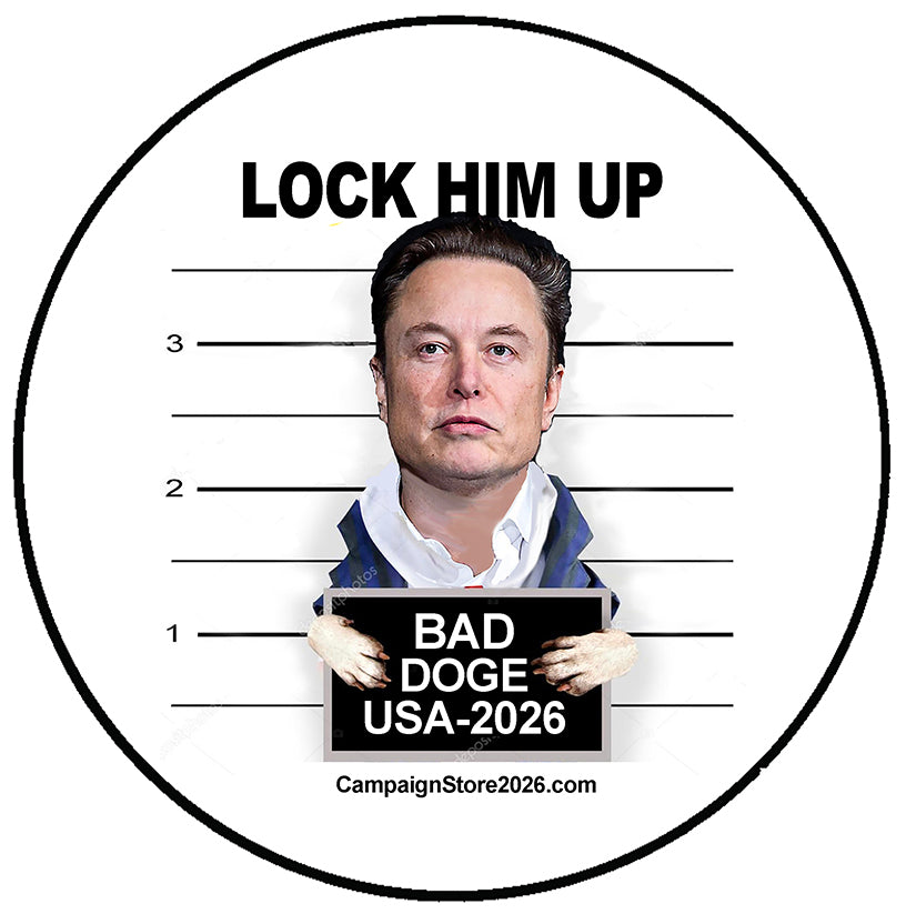 Lock Him Up Pin