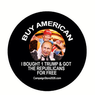 Putin Buys American Campaign Pin