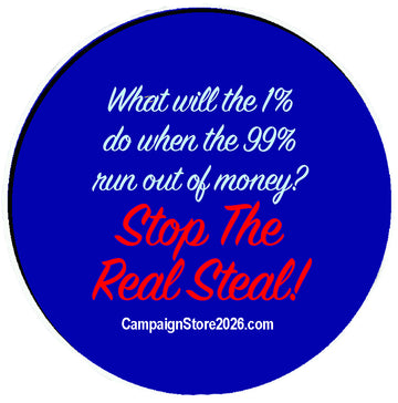 Stop The Real Steal Campaign Pin