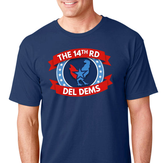 14th RD Delaware Logo Navy Tee