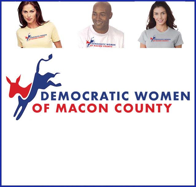 Democratic Women of Macon County Logo Tee