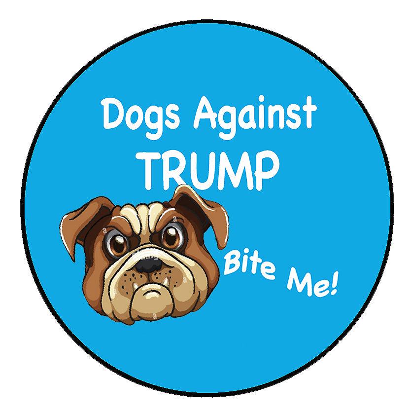 Dogs Against Trump - Bulldog Pin