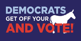 Get Off Your Donkey Bumper Sticker