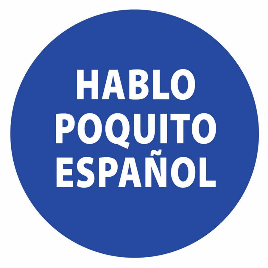 Hablo Poquito Espanol Pin