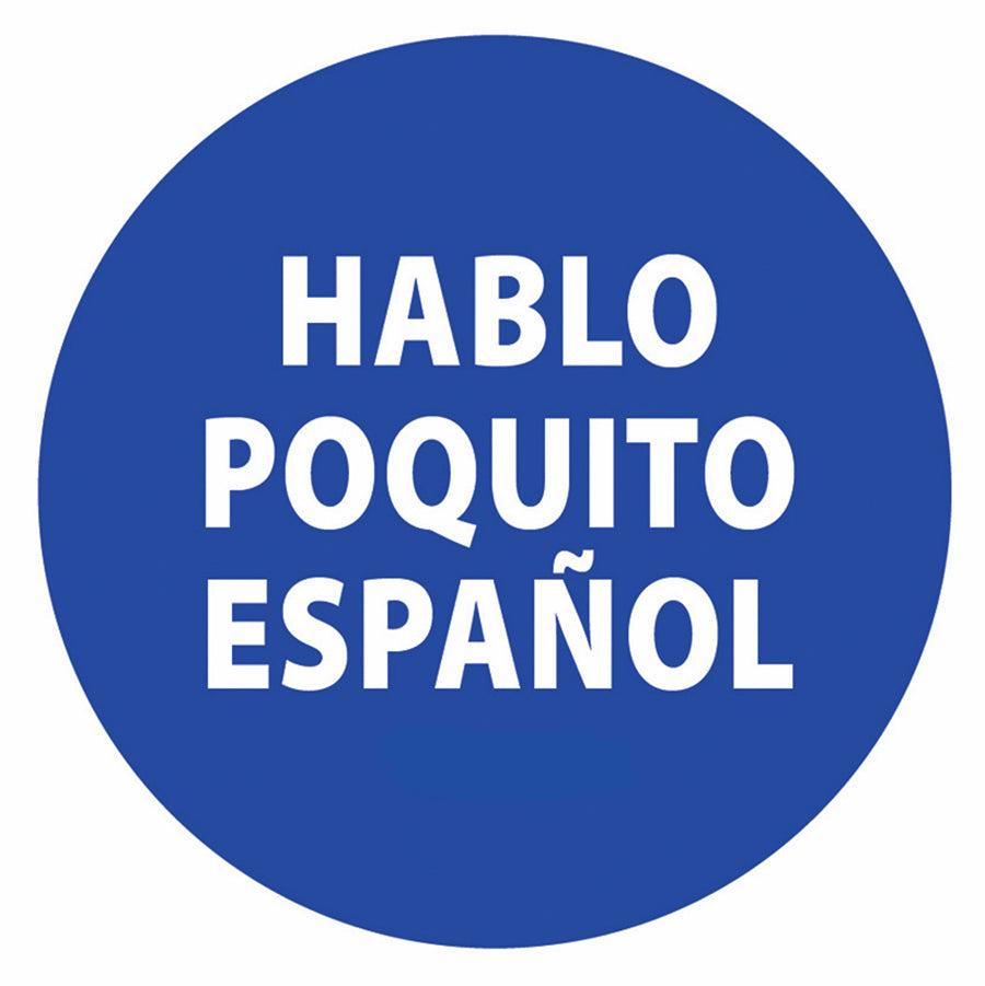 Hablo Poquito Espanol Pins, 5-Pack (5 pins)