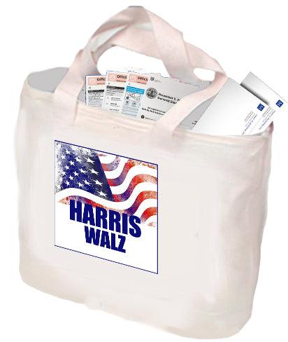 Harris-Walz 2024 Canvas Tote