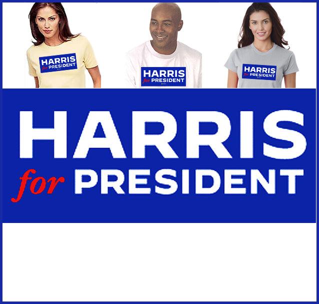 Harris For President Tee (Blue)