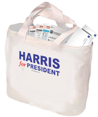 Harris For President Tote (White)