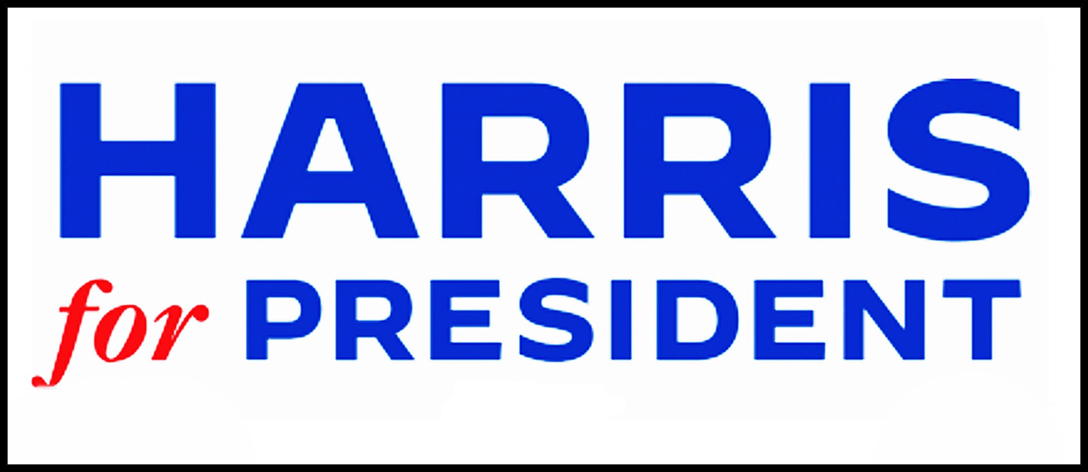 Harris For President Tee (White)