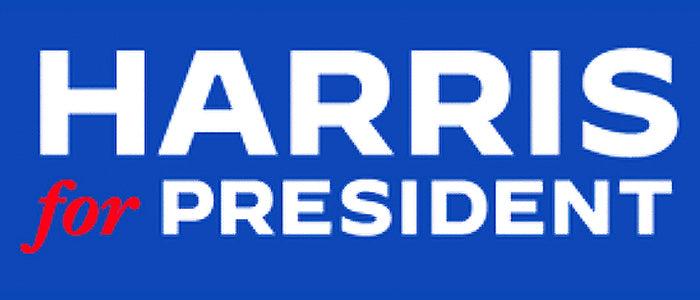 Harris for President Bumper Sticker (Blue)