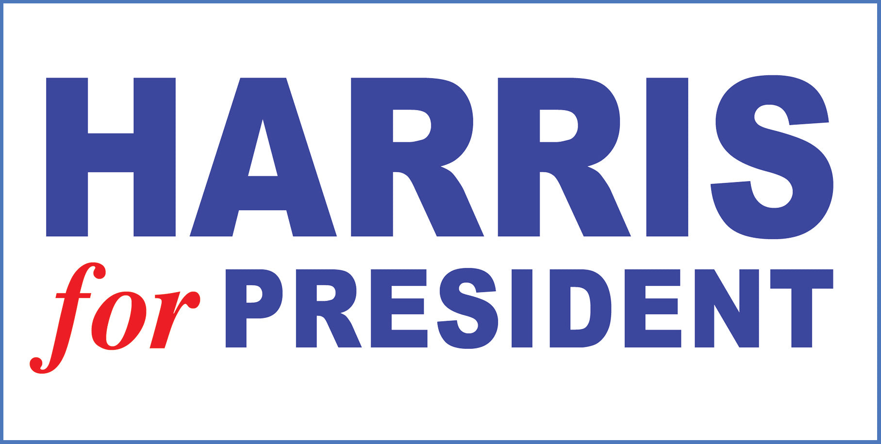 Harris for President Car Magnet