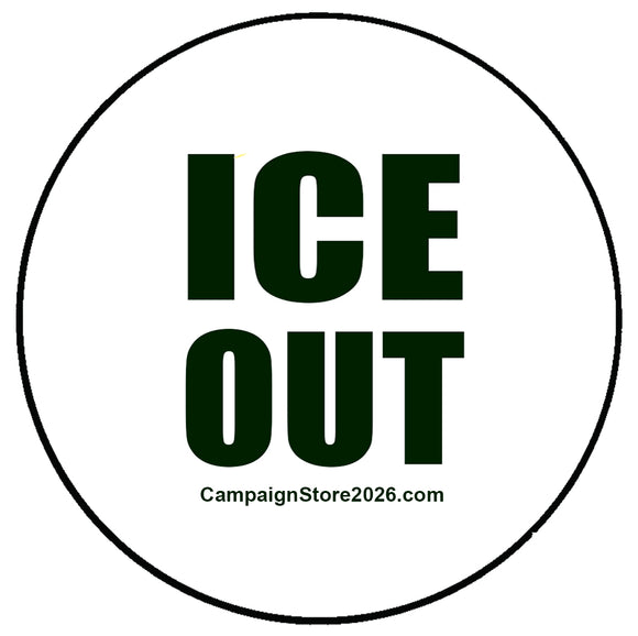 ICE Get Out Pin
