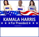 Kamala Harris For President Tee (Stars & Stripes)-1
