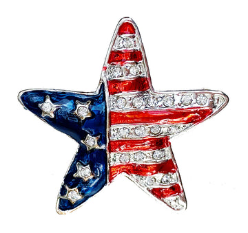 Patriotic Star Pin