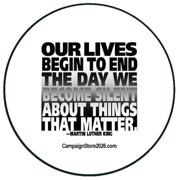 Martin Luther King Speak Out Campaign Pin
