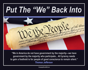 We The People Poster Print