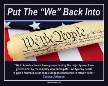 We The People Poster Print