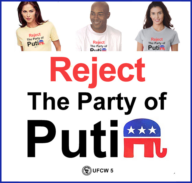 Reject The Party of Putin Tee