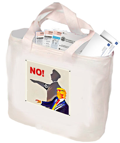 No To Fascism Tote