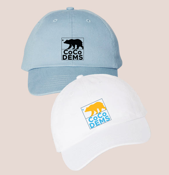 Contra Costa Dems Logo Caps