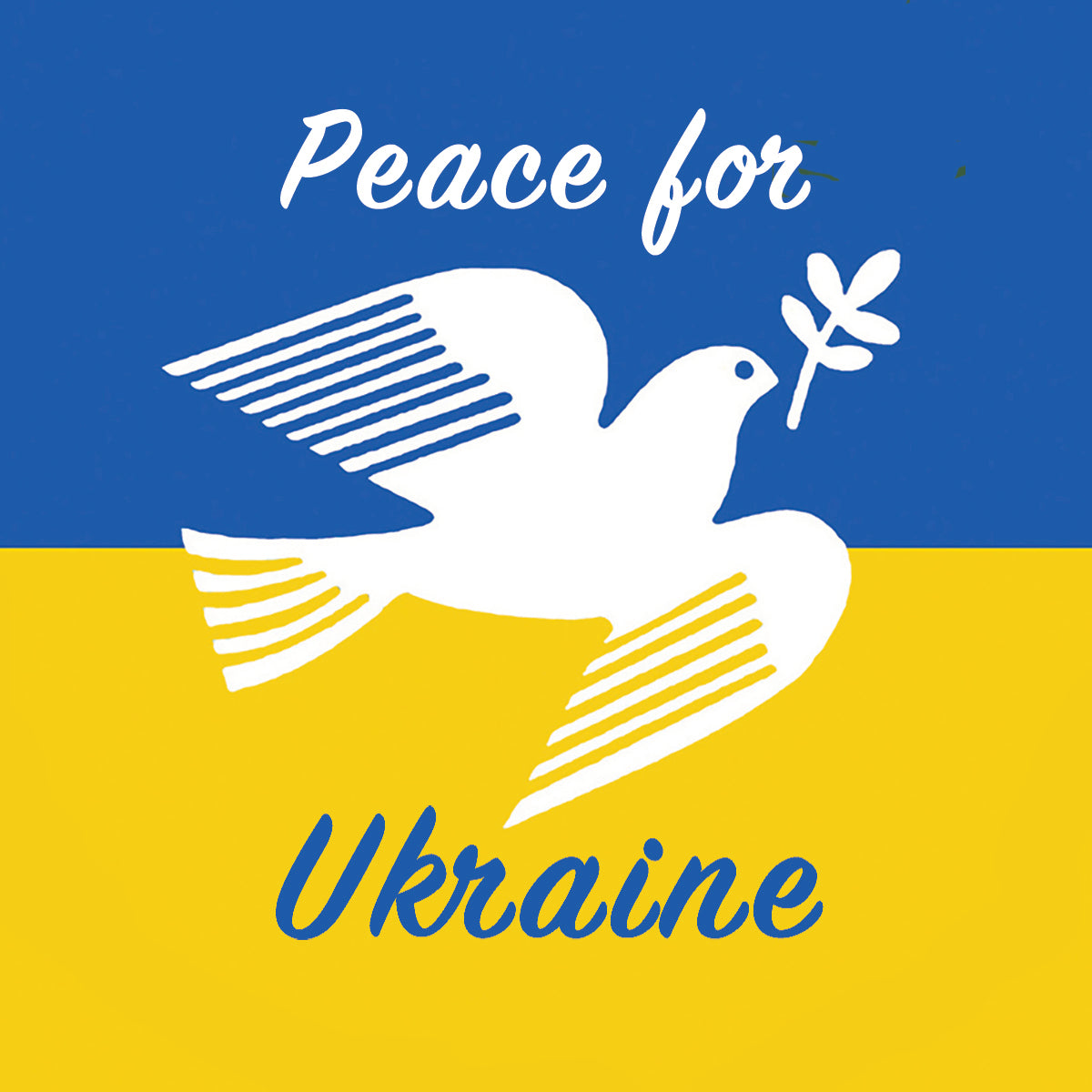 Dove of Peace for Ukraine Bumper Sticker