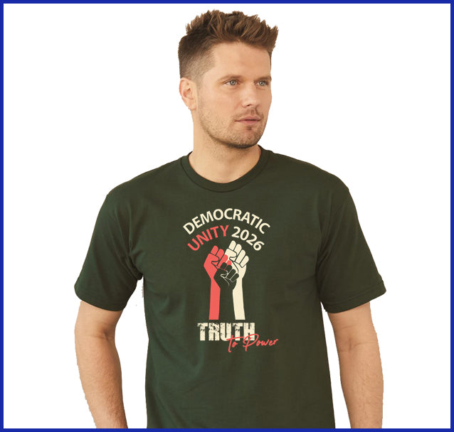 Democratic Unity 2026 Black Tee