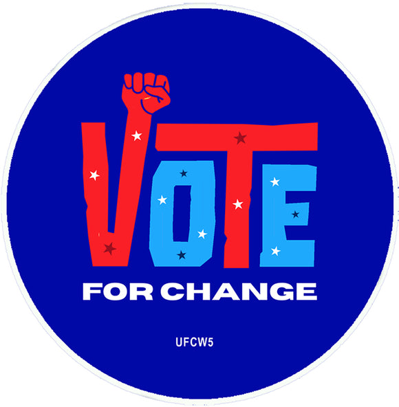 Vote For Change Pin