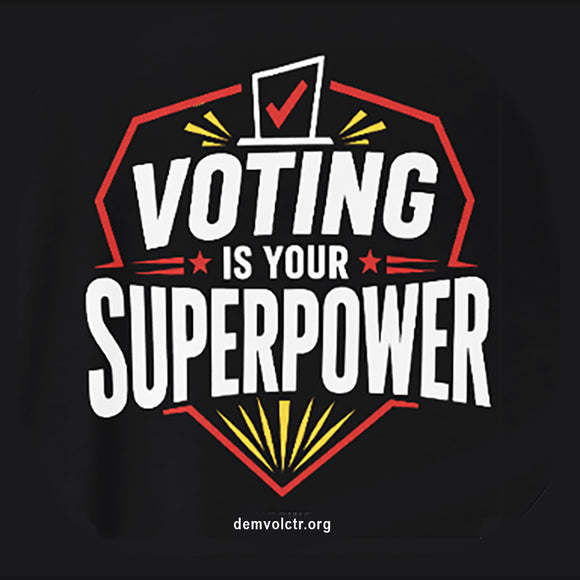 Voting Is Your Superpower Bumper Sticker