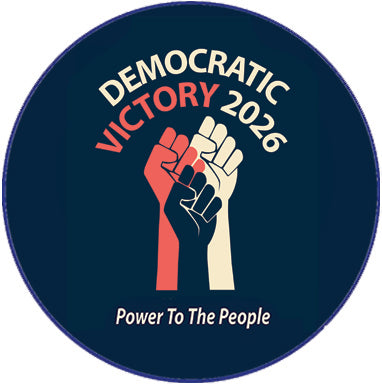 Democratic Victory 2026 Campaign Pin