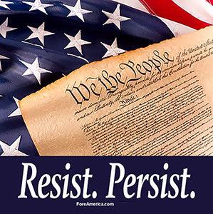 Resist, Persist, We The People (Tote)