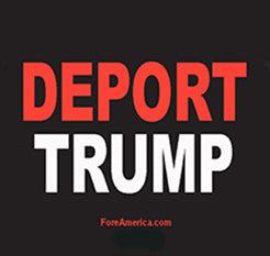 Deport Trump Bumper Sticker