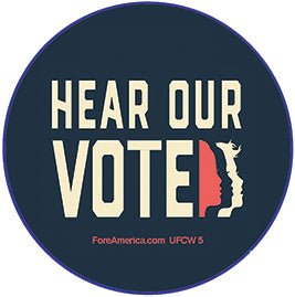 Hear Our Vote Pin