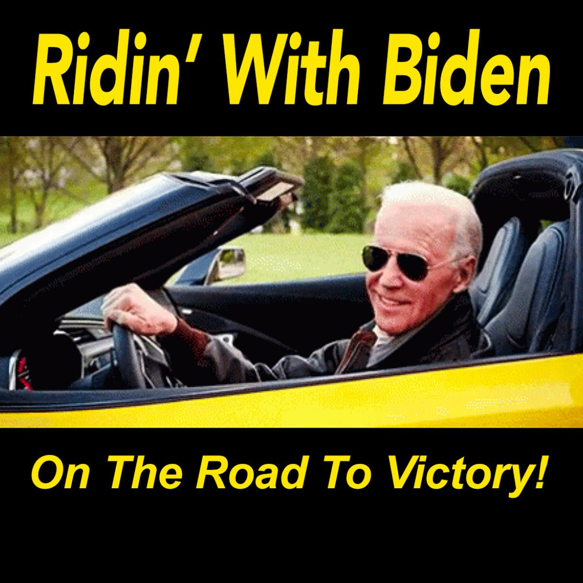 Ridin' With Biden Car Magnet