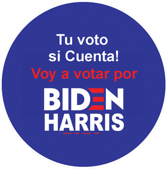 Tu voto, si cuenta (My Vote Counts) Pin