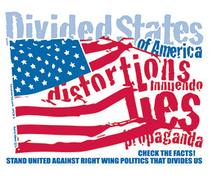 Divided States of America Bumper Sticker