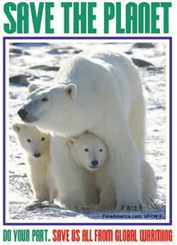 Save The Polar Bears Tote