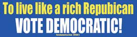 To Live Like A Rich Republican Tee