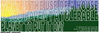 Thoreau-Tolerable Planet Tee
