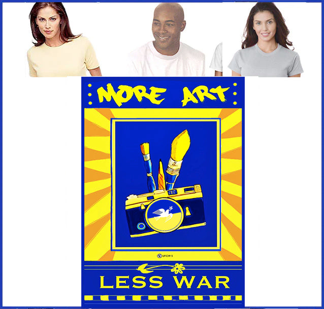 More Art, Less War Tee