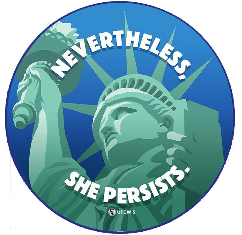 Nevertheless She Persists Pin