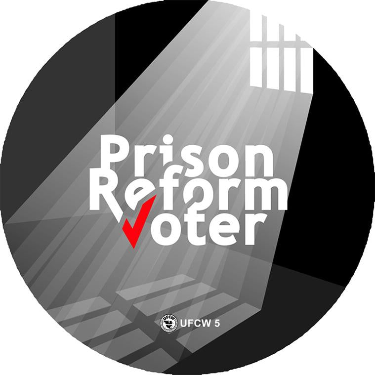 Prison Reform Voter Pin | CampaignStore2026