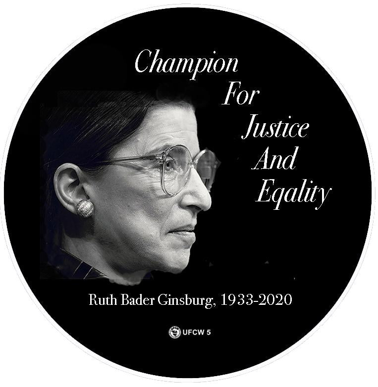 Ruth Bader Ginsburg Pin