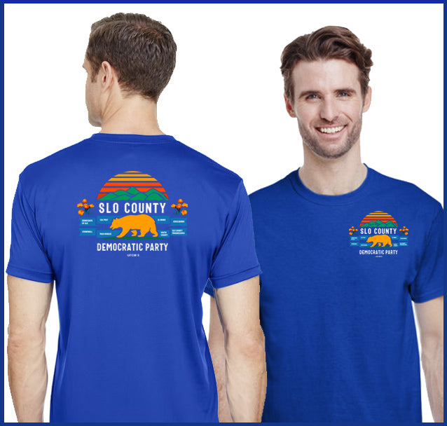 SLO County Unisex 2-Sided Logo Tee for Men & Women